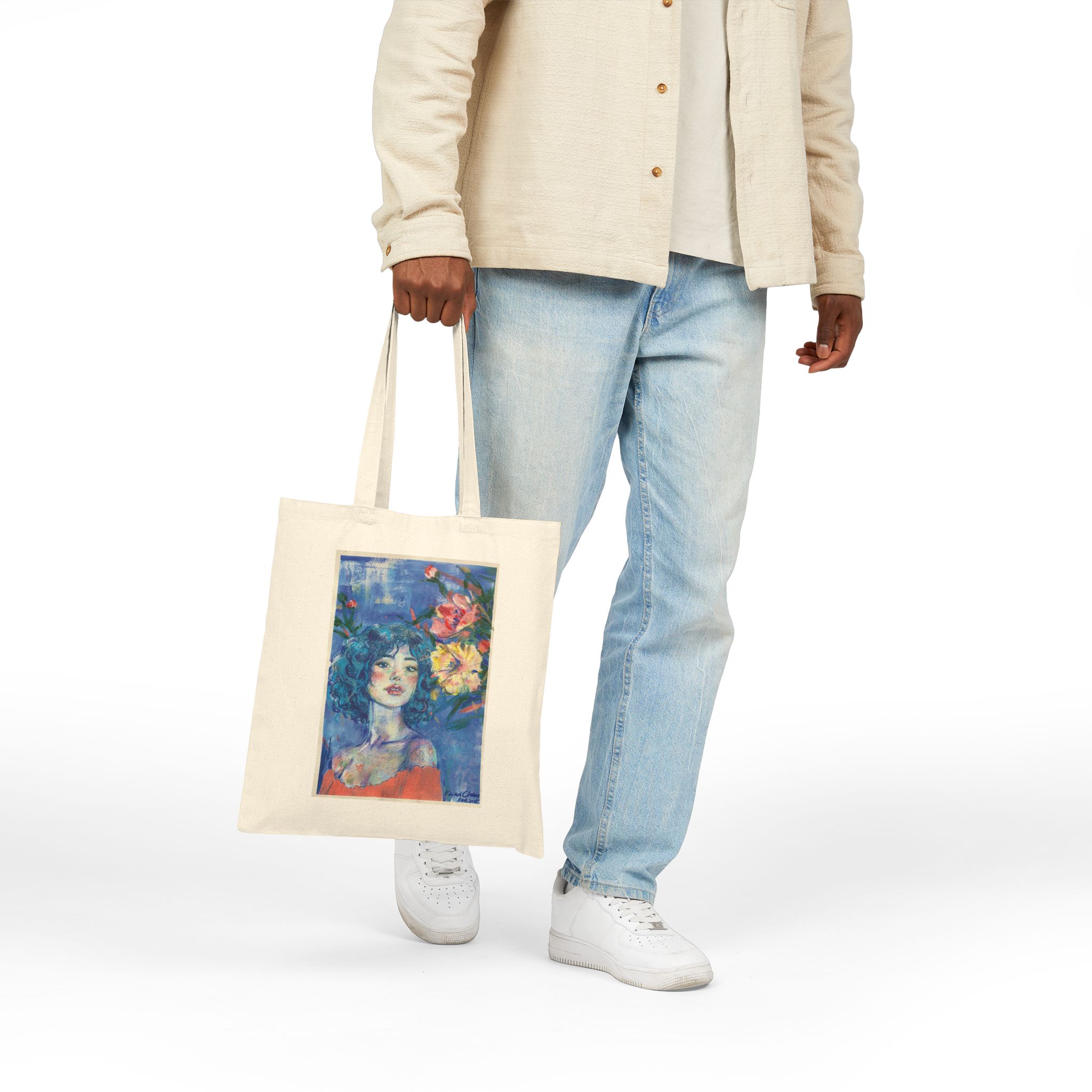 Tote Bag - Soothing Aura Portrait 001 - Image 4