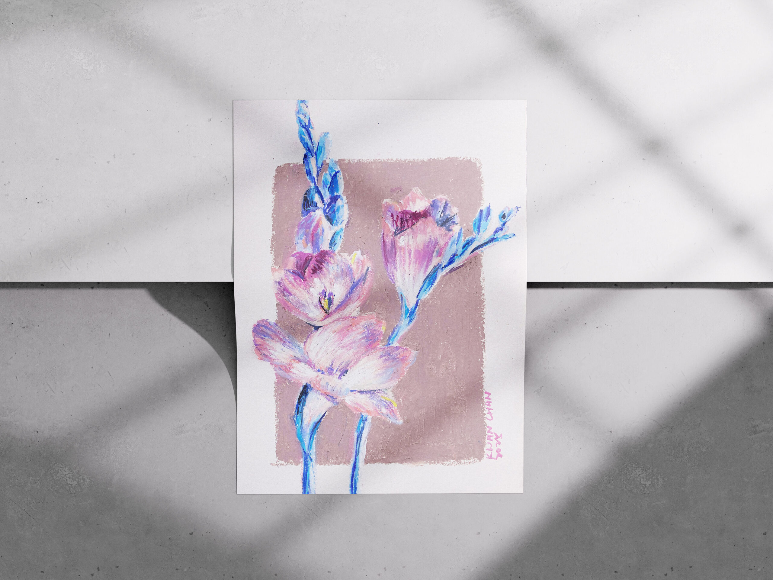 Soothing Pastel 001 Art Print