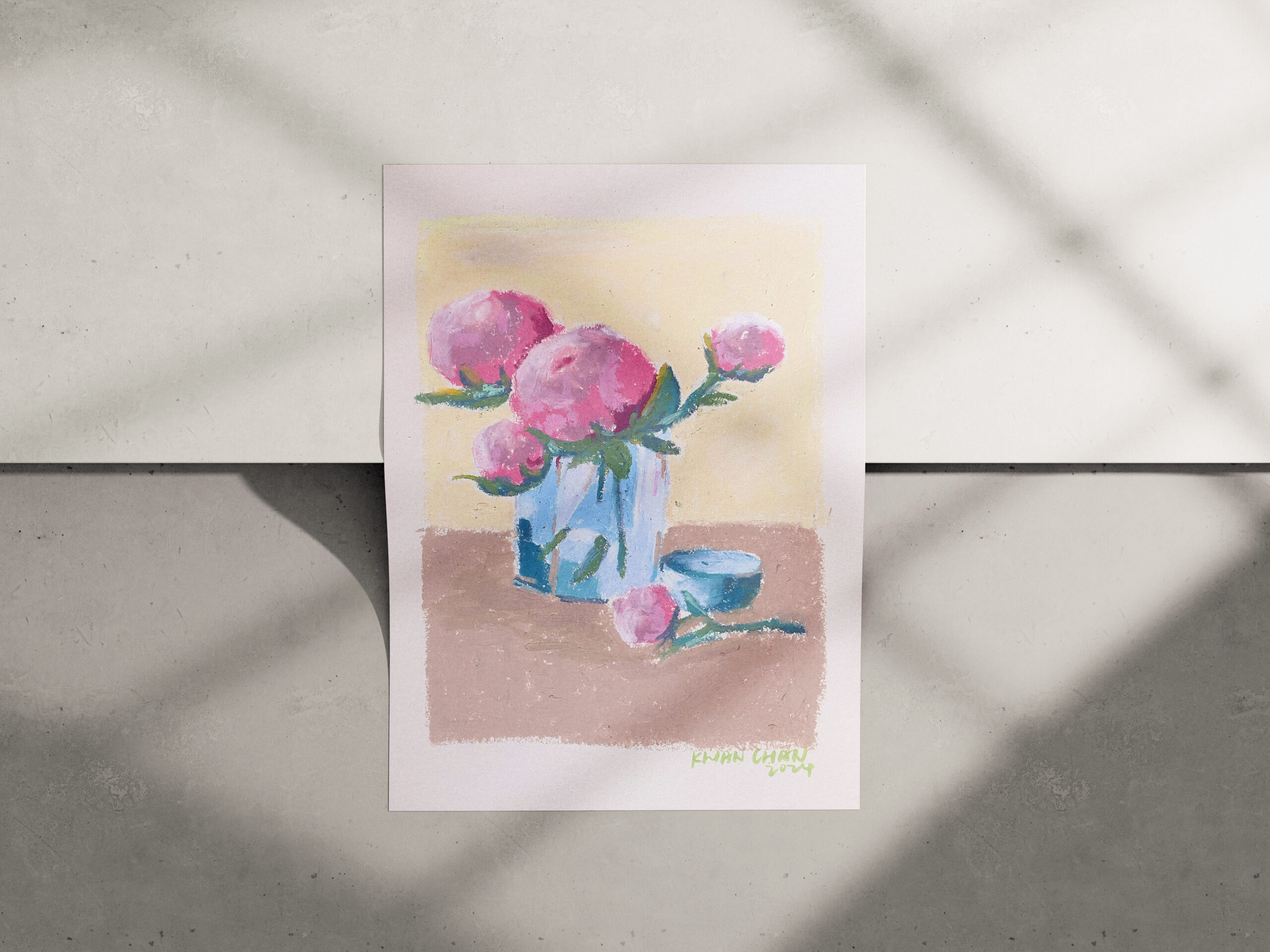 Soothing Pastel 003 Art Print