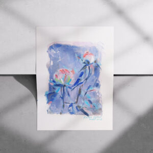 Soothing Abstract 001 Art Print