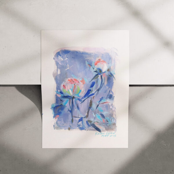 Soothing Abstract 001 Art Print