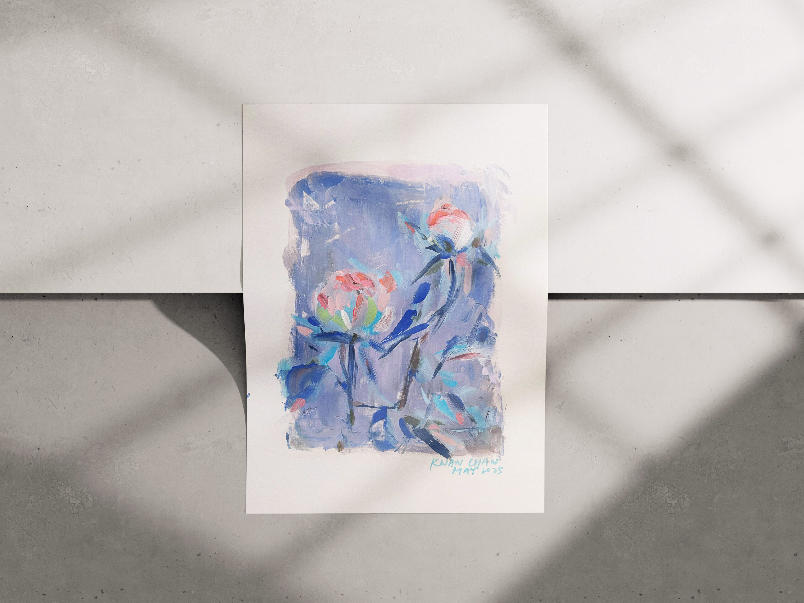 Soothing Abstract 001 Art Print