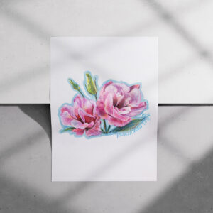 Soothing Tiny Drawing 001 Art Print