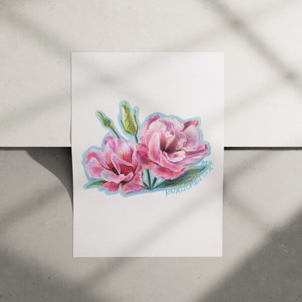 Soothing Tiny Drawing 001 Art Print