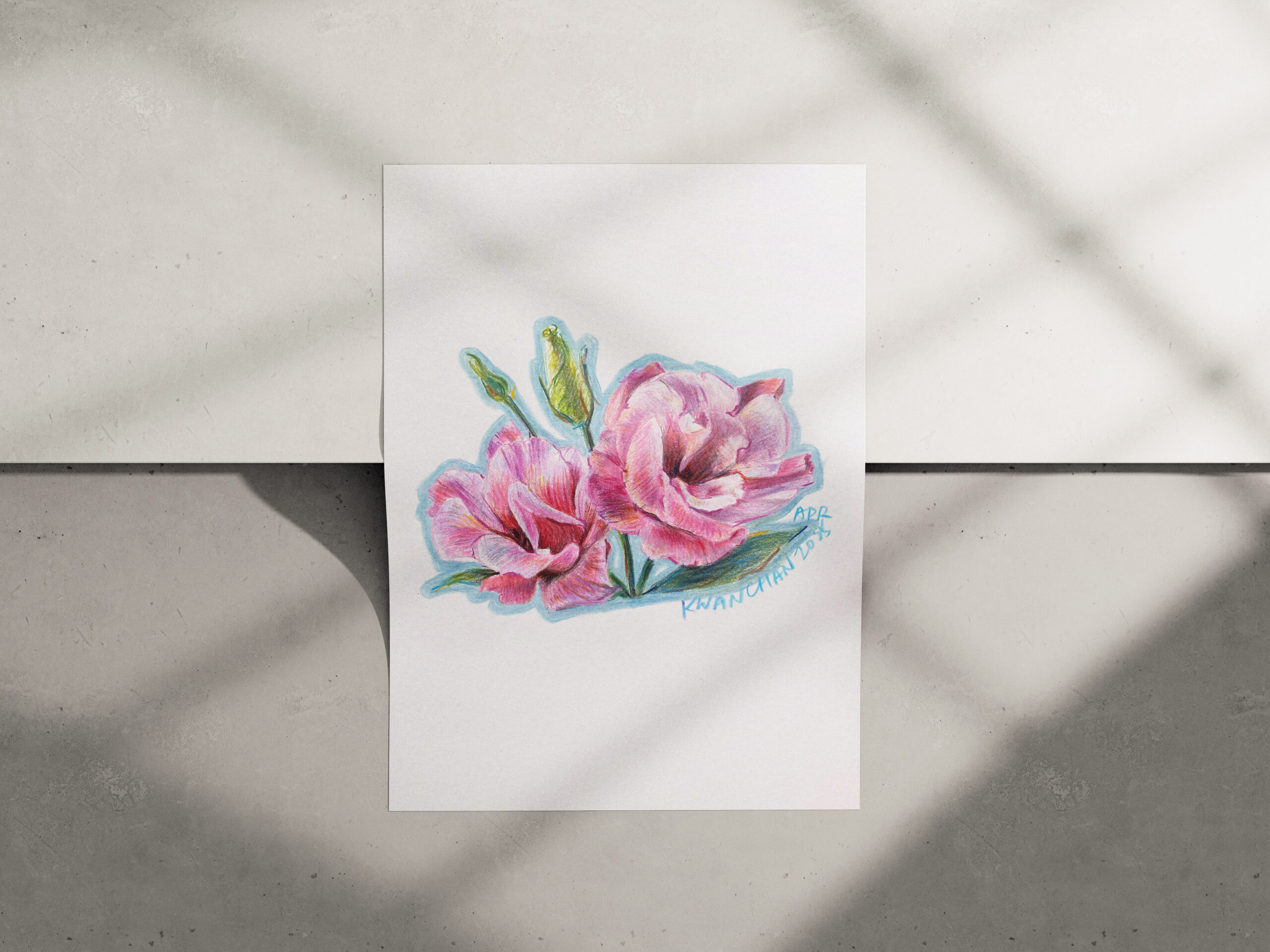 Soothing Tiny Drawing 001 Art Print